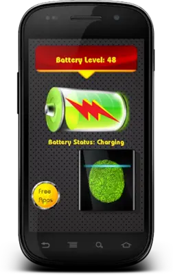 Finger Battery Charger Prank android App screenshot 3